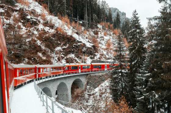 
Canadá Invernal en tren
